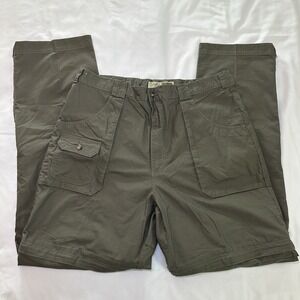 Cabela's 2 in 1 Outdoor Pant Olive Men's Size 38x34 Hiking Convertible Pants